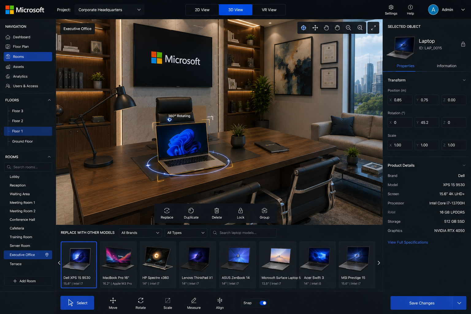 Fujitsu Industrial Metaverse & Digital Twin Platform screenshot 5